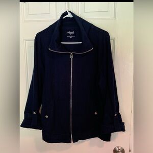Relaxed by Charter Club zip up jacket size XL